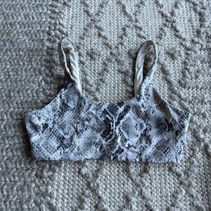 Vapor Snakeskin Bra